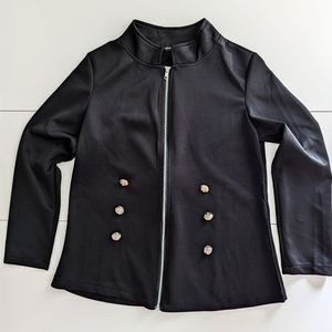 Black Jacket with Buttons